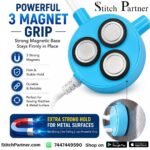 Dual gooseneck sewing machine lamp and fan accessory