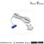 Heavy-duty power cord for sewing machine motor system