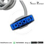 Power cable for industrial sewing machine with heavy-duty plug