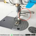 Sewing machine presser foot quick-change device for tailoring accessories