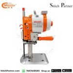 MESSER 8-inch cloth cutter with adjustable front safety guard