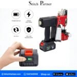 Portable bag closing machine with rechargeable battery
