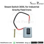 Close-up of steam iron switch terminals