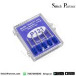 Close-up of T-end plastic tag gun fastener pins