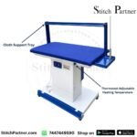 Steam iron boiler table with vacuum suction