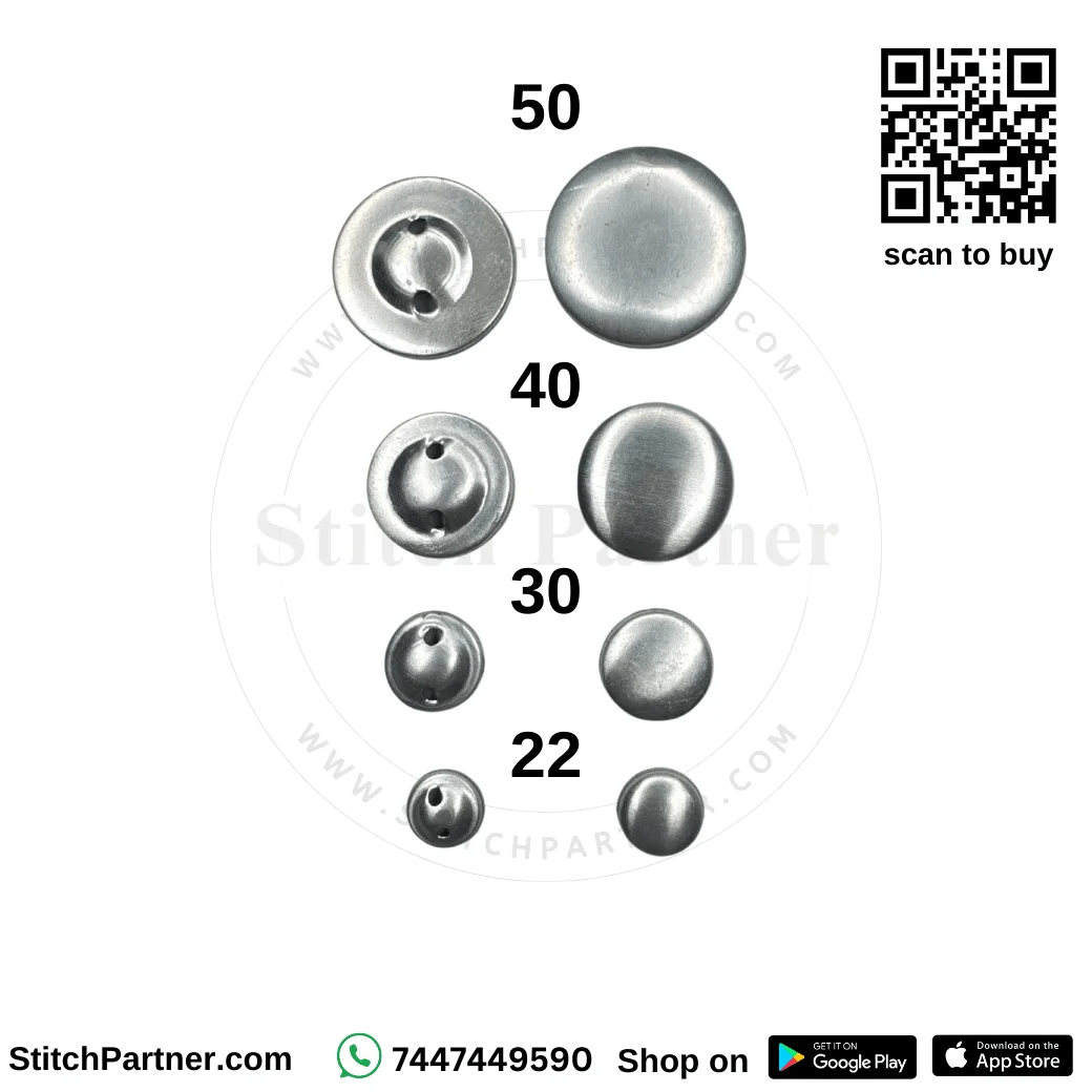 Salwar suit kapda button mould