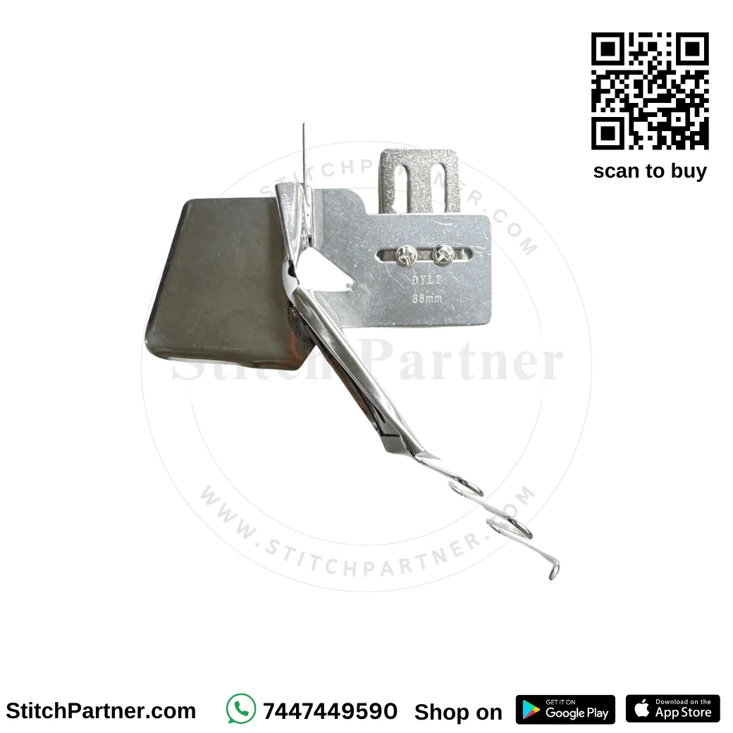 Single needle bag piping folder