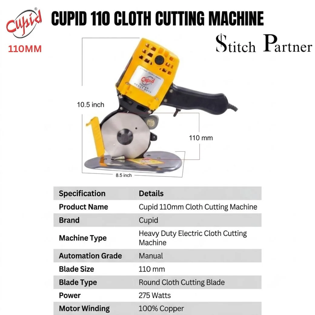 Industrial electric cloth cutting machine