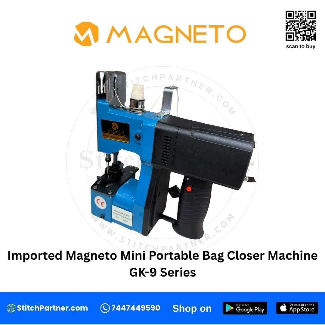 Imported Magneto Mini Portable GK9 bag stitching machine for industrial sack sealing