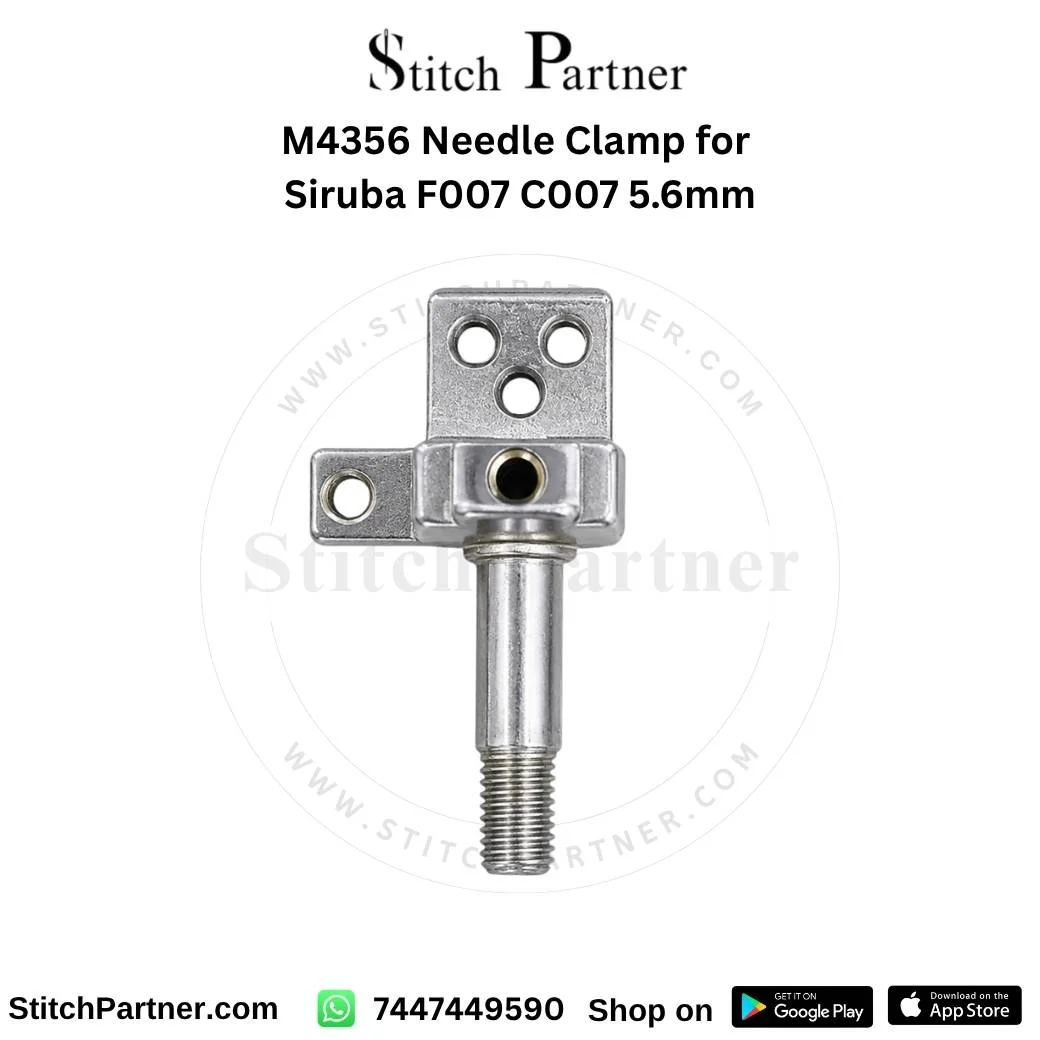 M4356 3-needle clamp for Siruba F007 flatbed interlock machine